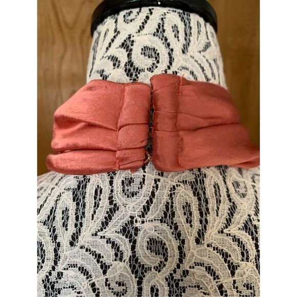Nanushka Twist Front Satin Halter‎ Dress Peachy Copper Size M - Picture 10 of 12